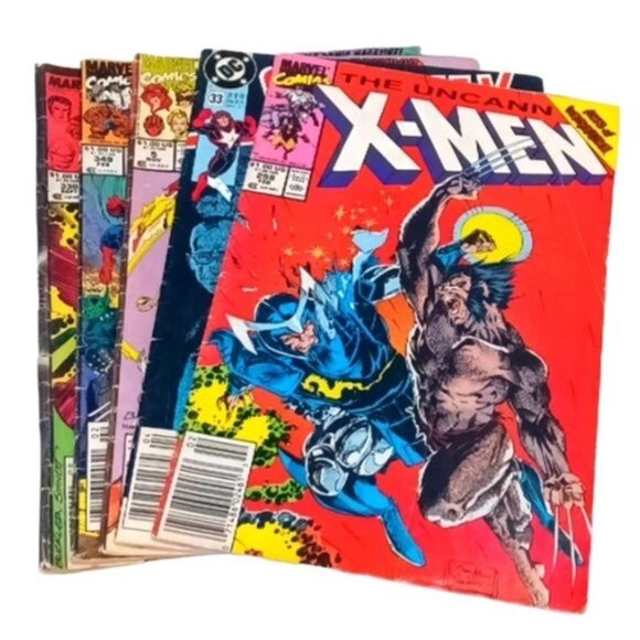 Marvel & DC Comics Lot of 5 Fantastic Four, X-Men, Starman, New Warriors 1989-91 - Picture 1 of 7